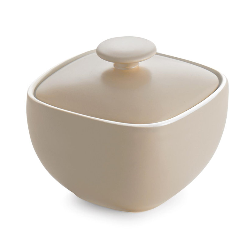 Nambe Pop Sugar Bowl, Sand