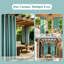Rideaux imperméables occultants à rayures avec œillets pour patio, porche et pergola-1036615681-1036615682