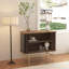 Buffet avec portes coulissantes, crédence moderne Mid-Century avec 2 portes tambour, armoire de rangement minimaliste pour le salon, console multimédia avec rangement,-901036068