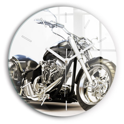 Glass Wall Clock