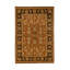 Wool Oriental Area Rug in Brown/Rust/Black