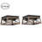 2-Light Flush Mount with Barnwood Accents-2121674590