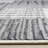 Fresno Grey Cream Black Modern Geometric Lines Area Rug-102211020