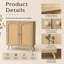 Almath Wicker/Rattan Rectangle Accent Cabinet