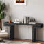 Console très large 66 "en placage de bois véritable-1614180666