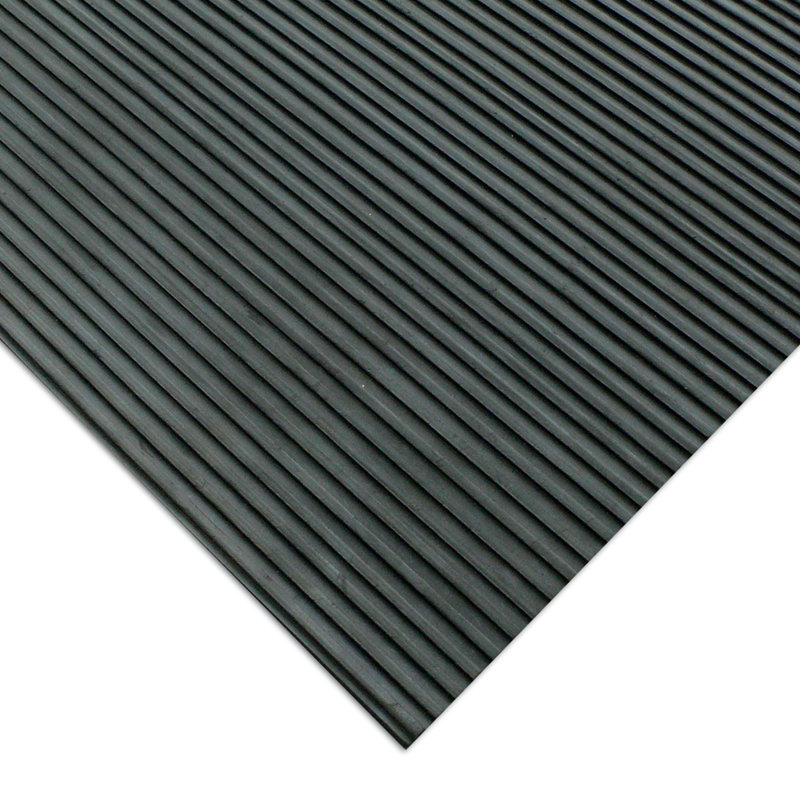 Rubber-Cal, Inc. 36'' Garage Flooring in Black, 0.12" H x 36" W x 240" D