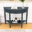 Console en treillis avec tiroir et tablette de style rustique Trexm Farmhouse-1472263777