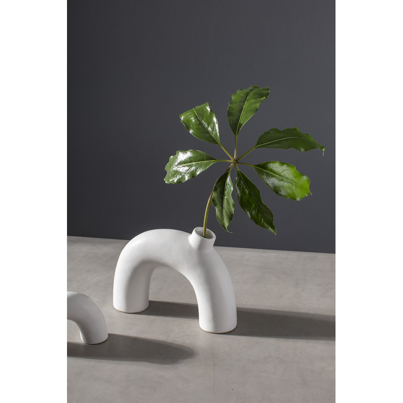 Vase Hedy, H 7,50 po x l 10,25 po x P 2,20 po