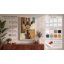 Giraffe in Geometry Modern - Wrapped Canvas-1612865208-1612865210