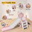 6-in-1 Toddler Slide Indoor Outdoor, Baby Slide Playset with Climber, Basketball Hoop & Storage, L-Shaped Kids Slide for Ages 1-3-135757526