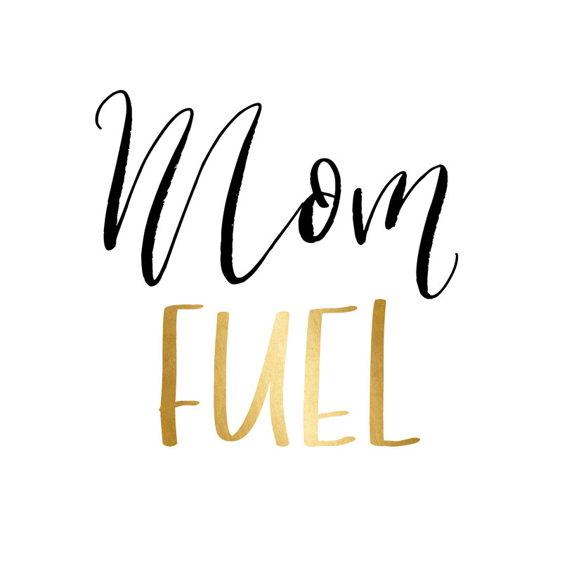 Mom Fuel 1 Piece Wrapped Canvas Wall Art, 51cm H x 51cm W x 3.8cm D