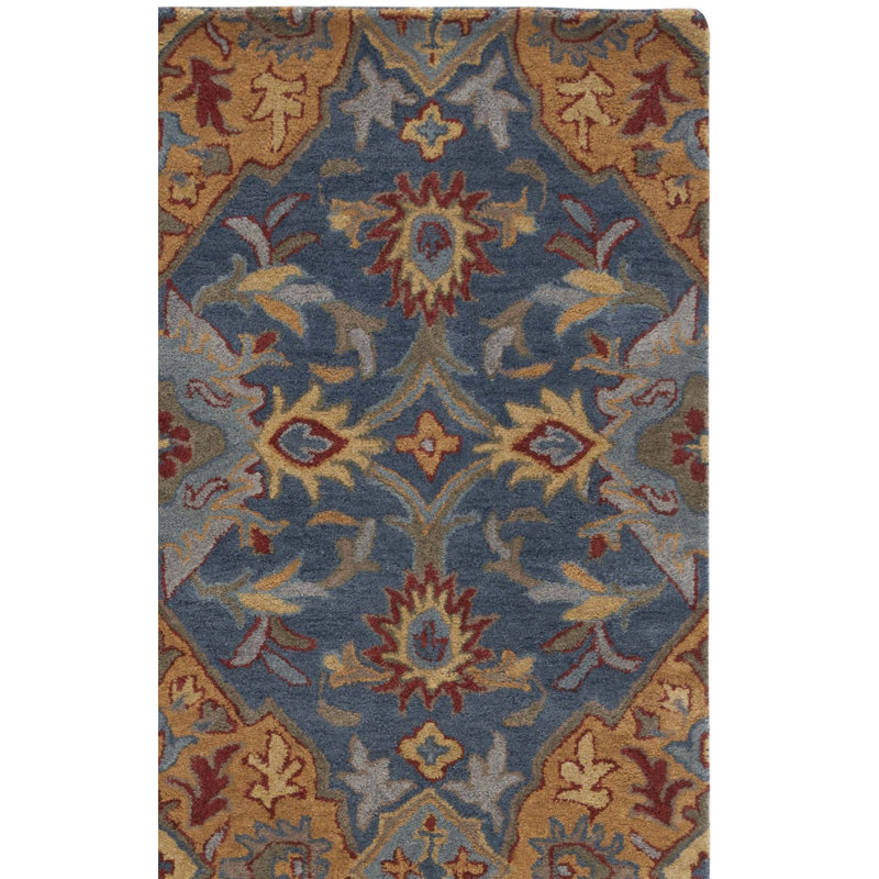 Bastidas Hand Tufted Wool Floral Rug, Runner 2'3" x 8'