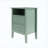 18" Green Fluted Nightstand with 2 Drawers, Modern Bedroom Bedside Table, Sofa Side End Table with Storage-301083587-301083597