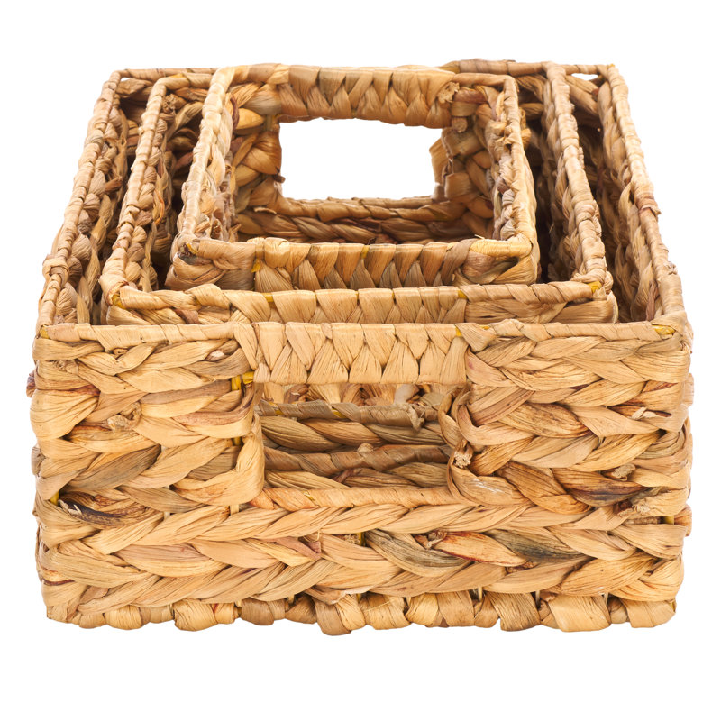 Highland Dunes Wicker Decorative Basket