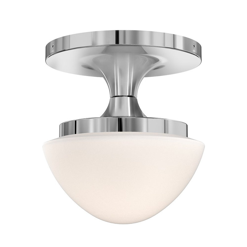 Plafonnier semi-encastré Hinkley Knox, Chrome