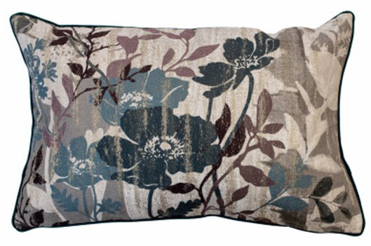 Woden Abstract Teal Cushion