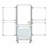 Nexus Freestanding Porcelain Magnetic Medium - 4' - 6' Whiteboard