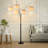 Smart 80" 5-Light Arc Floor Lamp With APP & Remote, Adjustable Heads, Dimmable 3000K-6000K For Living Room-1668043365