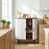 White/Walnut selected