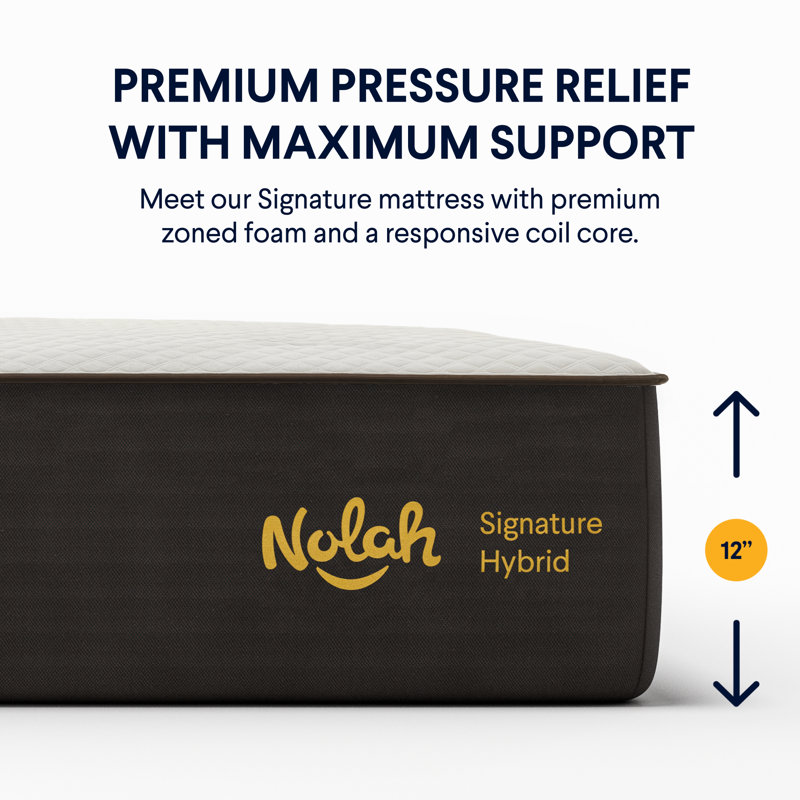 Nolah Signature Hybrid Mattress with Cooling Pillow Top, California King