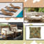 Indoor / Outdoor Ikat Brown Square Cushion Cover-1941150498