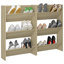 Wall Shoe Cabinets 2 pcs 60x18x90 cm Engineered Wood-64414197