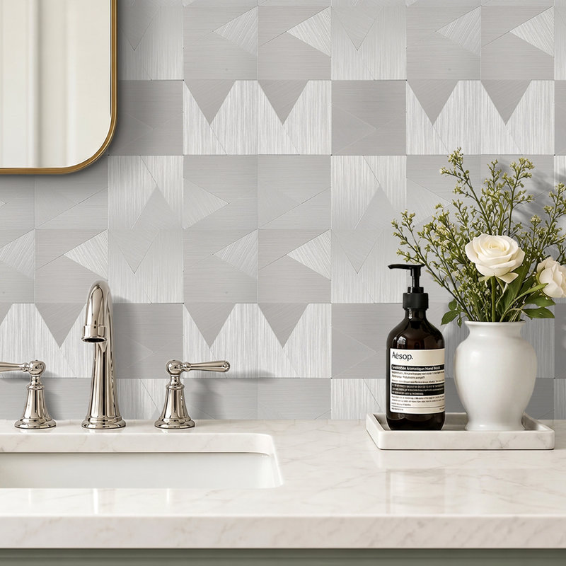 10Pcs Self-Adhesive Wall Tile Stickers