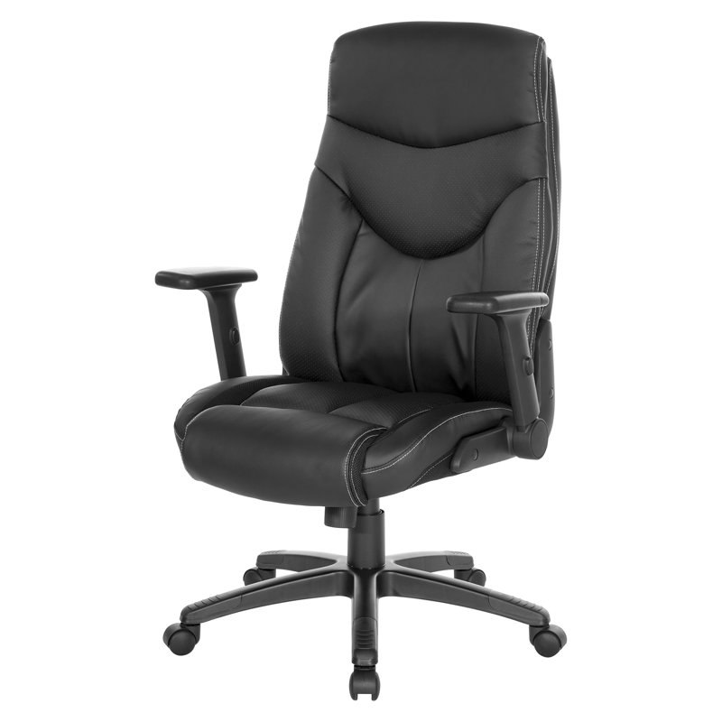  Fauteuil de direction Gergetown, Noir