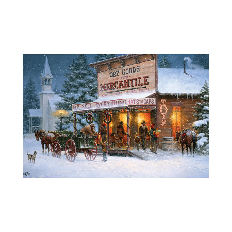 Christmas Wishes by Jack Sorenson - Wrapped Canvas Gallery-Wrapped Canvas Giclée, 66.04cm H x 101.60cm W