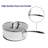 Modern Kitchen Basics 2.7 Quarts Non-Stick Stainless Steel Saucepan