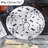 Split P Skeleton Round Placemat Set of 4