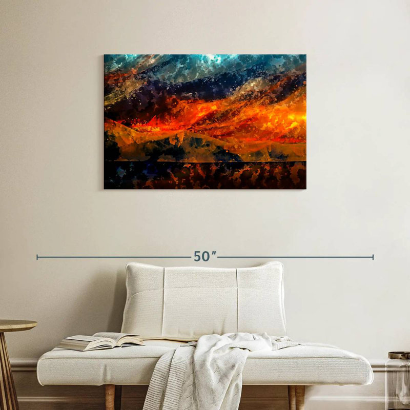 Avery Fiery Volcano, 24" H x 36" W