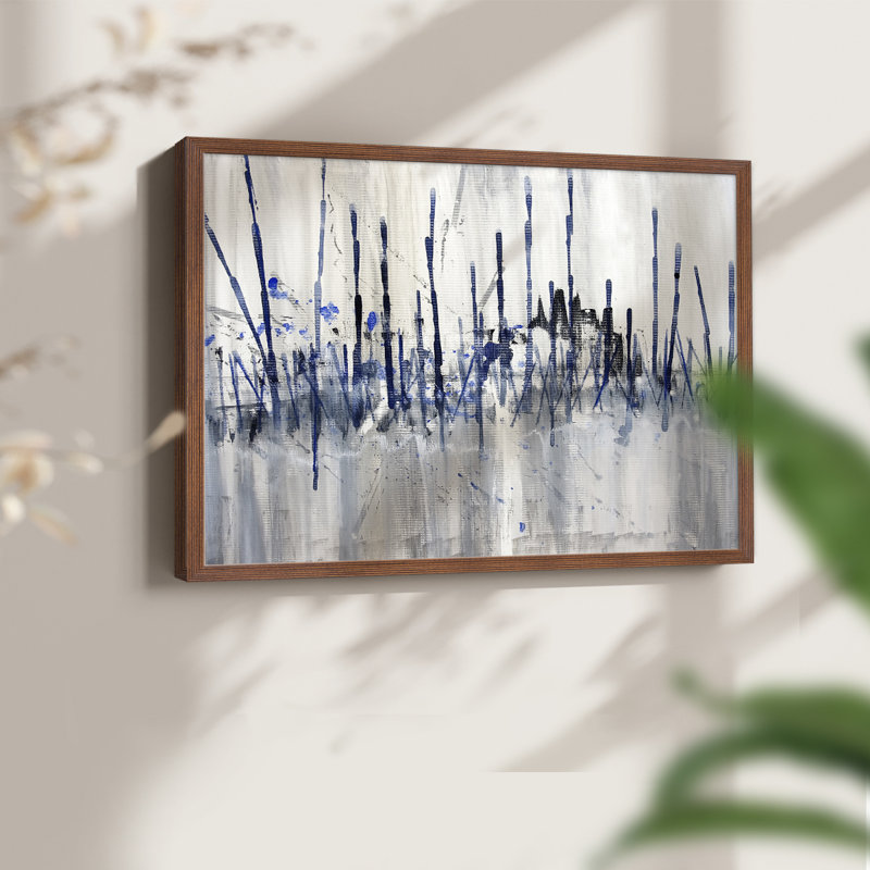 Marshes Edge -Framed Print - Restickable, Walnut, 16" H x 20" W