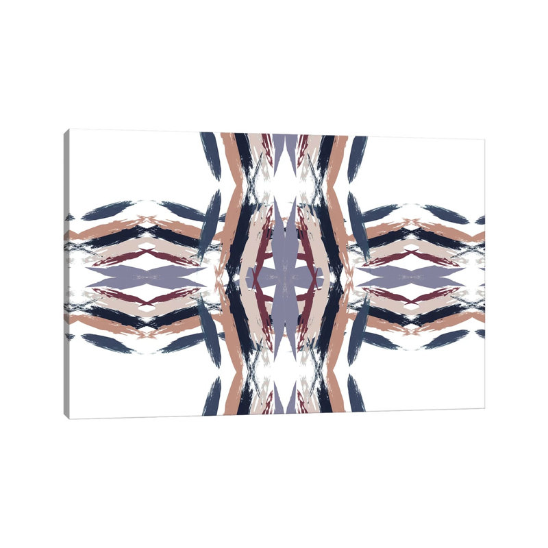 Mirror Mirror III by Jennifer Goldberger - Wrapped Canvas Painting, 66.04 cm H x 45.72 cm W x 3.175 cm D