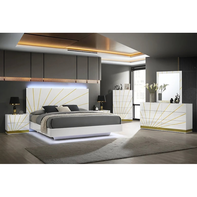 Ful Standard 5 Piece Bedroom Set, King