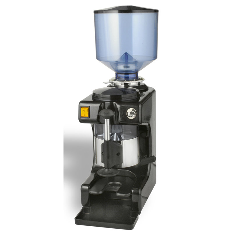 La Pavoni Electric Flat Burr Coffee Grinder, Black