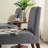 Accent Chair with Round Wood Table-100566109