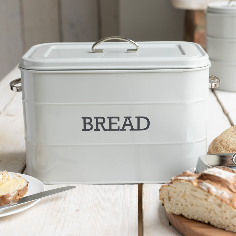 Living Nostalgia Bread Bin, Grey