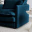 Fauteuil d'appoint rembourré en chenille moderne avec repose-pieds et fauteuil club Modern