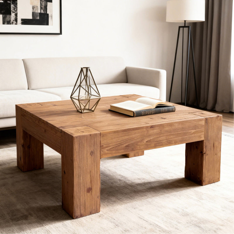Table basse carrée pour salon