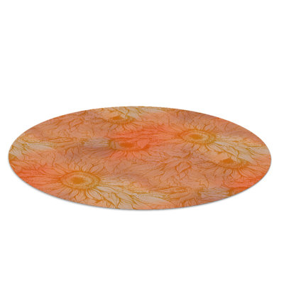 Drea Hard Floor Straight Round Chair Mat