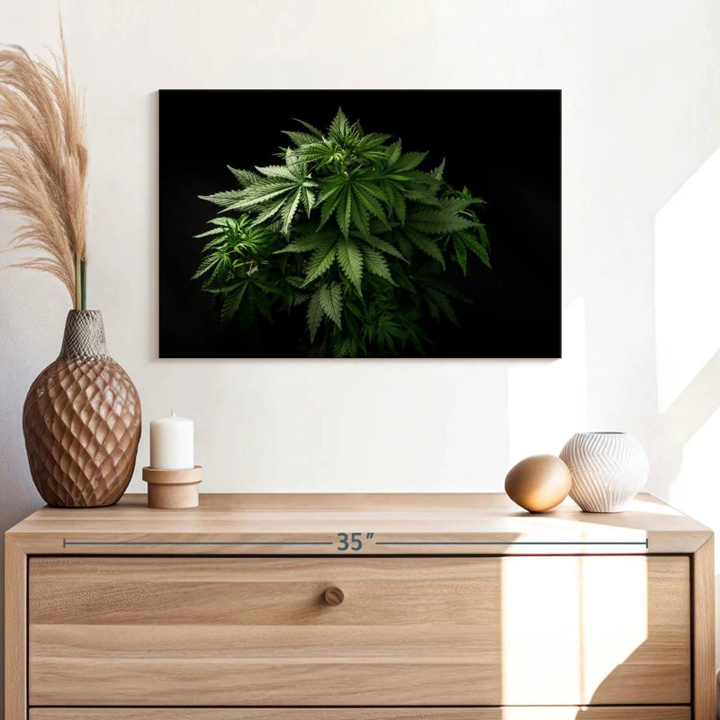 Senne Marijuana Cluster, 8" H x 12" W
