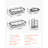 Shower Caddy 5 Pack Adhesive Bathroom Shower Storage Organization Shelves Rack