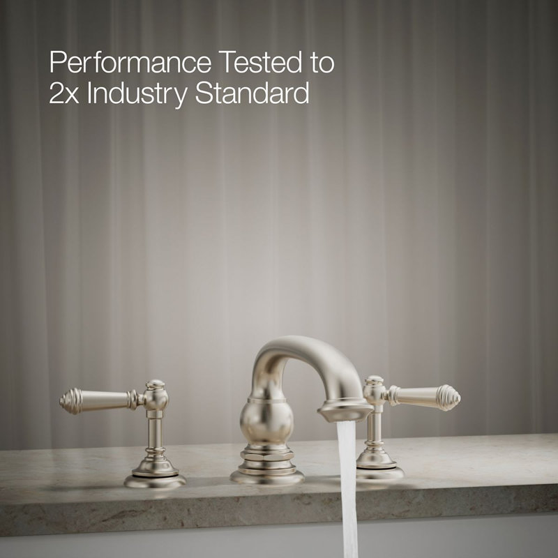 Artifacts® Deck-Mount Bath Spout with Arc Design, Vibrant Brushed Nickel