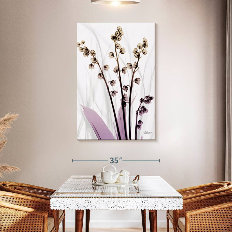 Harnek muguet en fleur, H 48 po x l 32 po