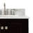 Flynt 37'' Single Bathroom Vanity with Carrara Marble Top-64627299