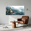 Art mural sur toile, "Phare sur les falaises rocheuses"-133537177