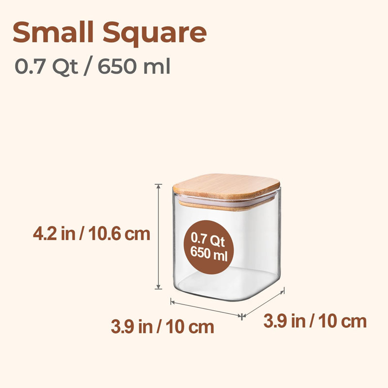Glass Jar, 650ml, 9
