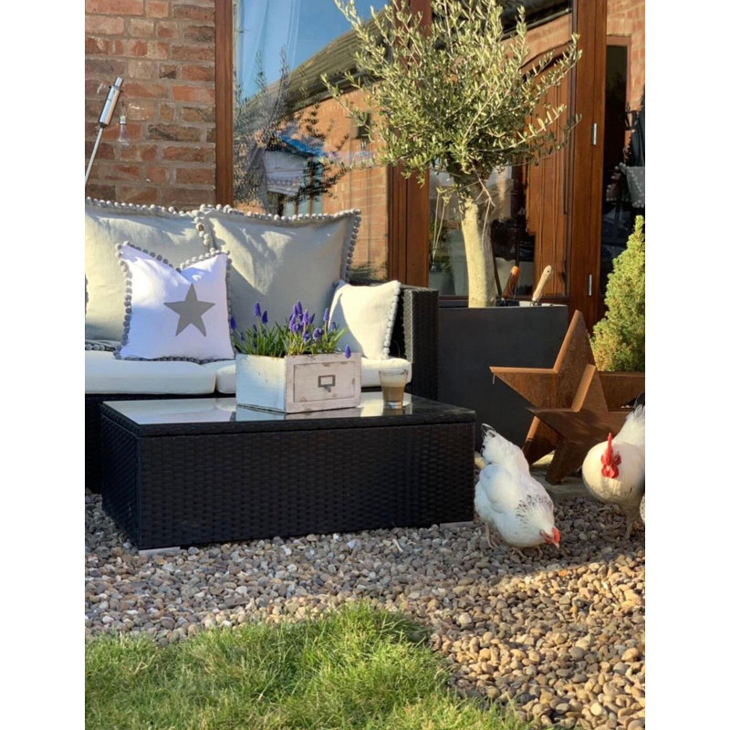 Planter Box, 25.5cm H x 25cm W x 25cm D, Dark Grey