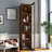 Orca 5-Shelf Bookcase with Acrylic Doors & LED Lights